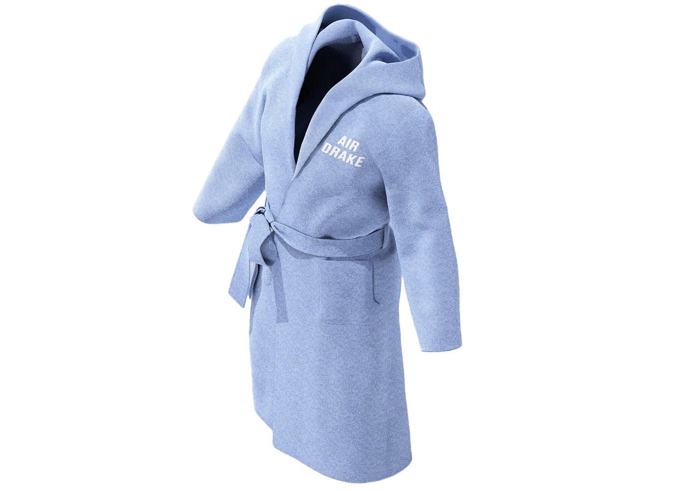 Drake x The Elder Statesmen Air Drake Hooded Robe Pale Blue – Side Kicks