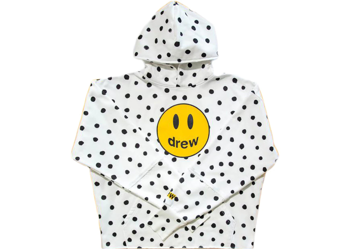 drew house mascot deconstructed hoodie polka dot