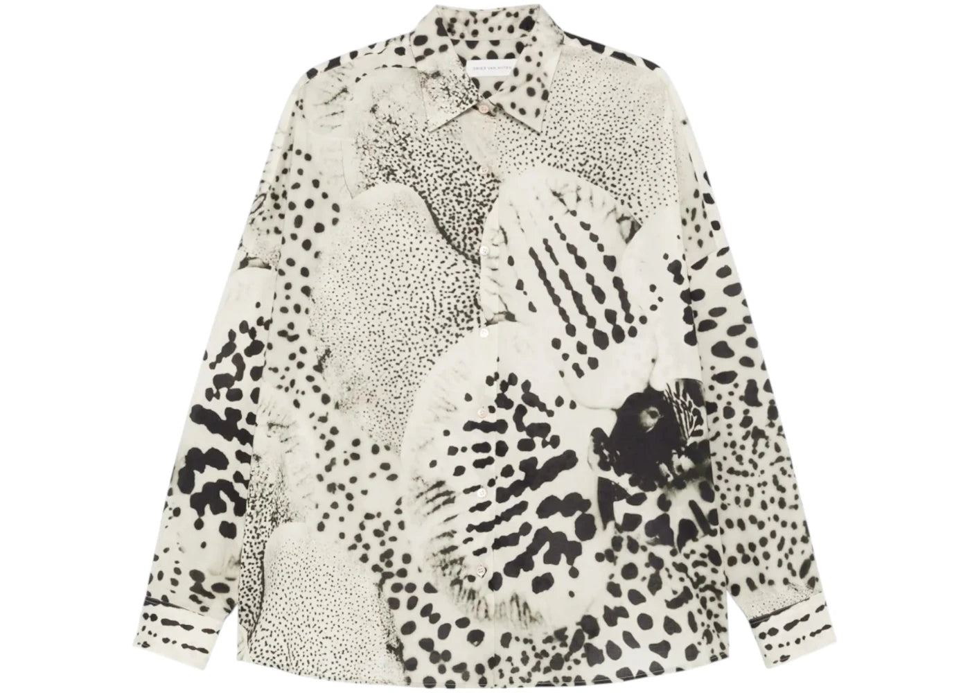 Dries Van Noten Cotton Cocoon Shirt Black