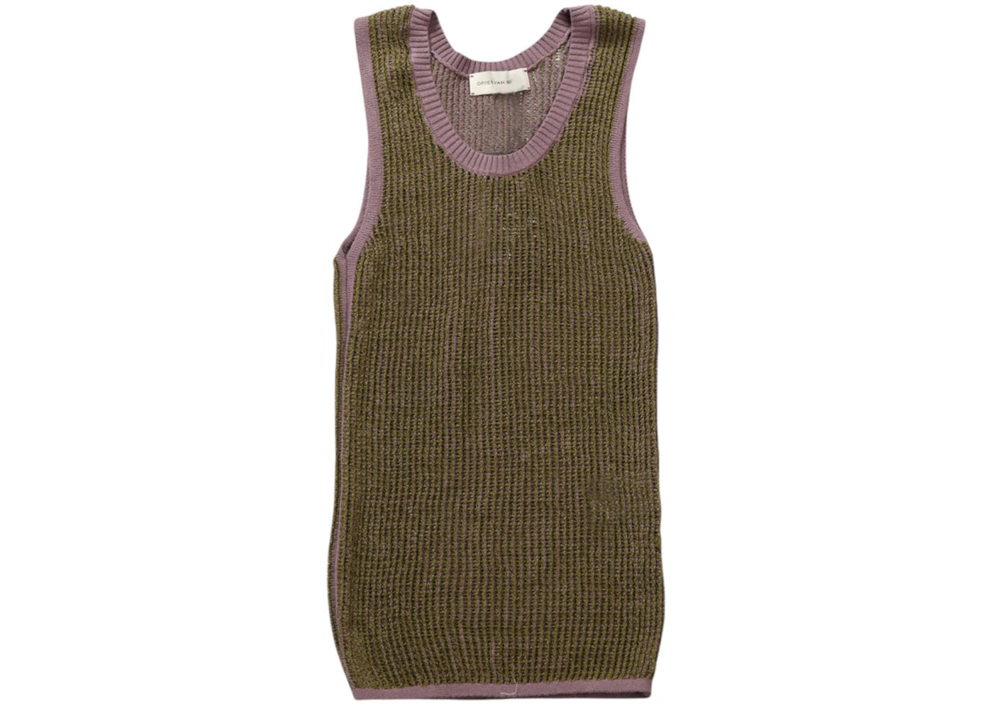 Dries Van Noten Knitted Tank Top Royal Heather
