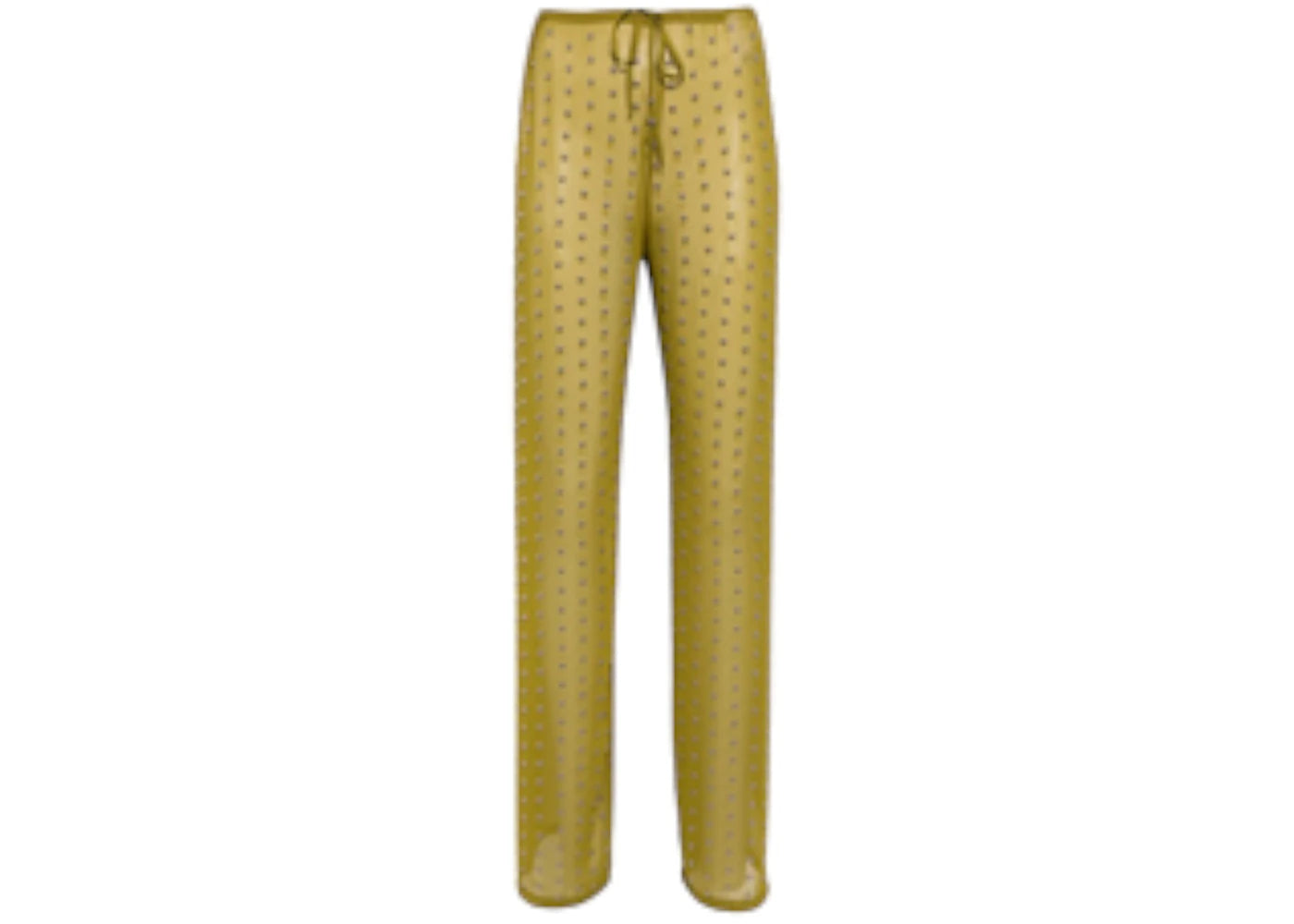 Dries Van Noten Sheer Embellished Drawstring Pants Dinge