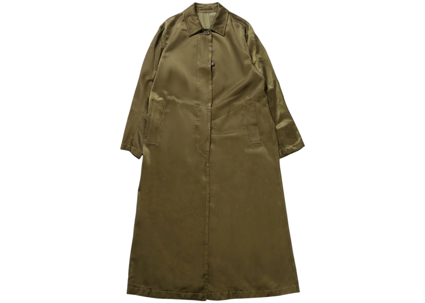 Dries Van Noten Technical Long Coat Stripe/Bsr Blue