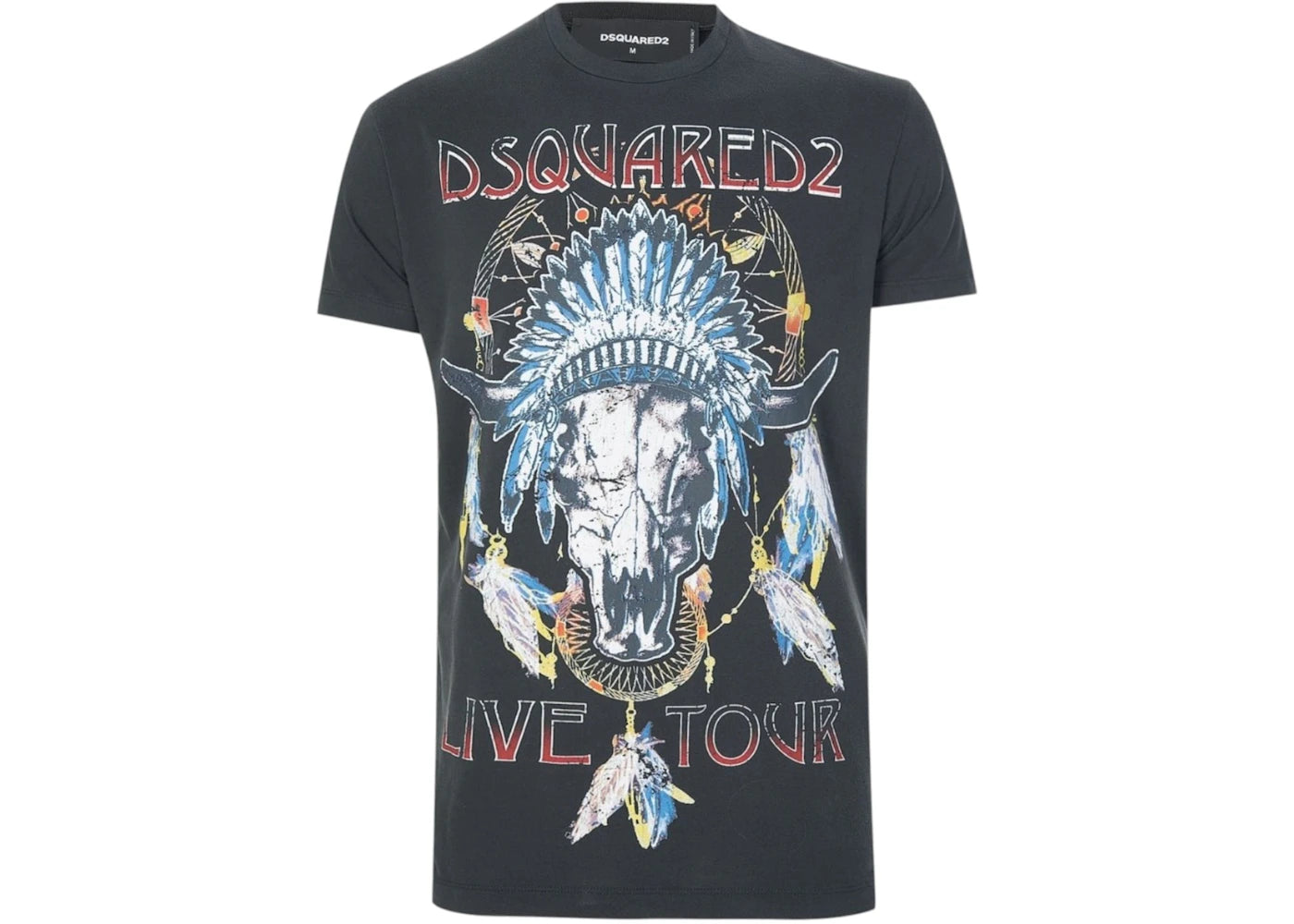 Dsquared2 Live Tour Logo T-Shirt Black