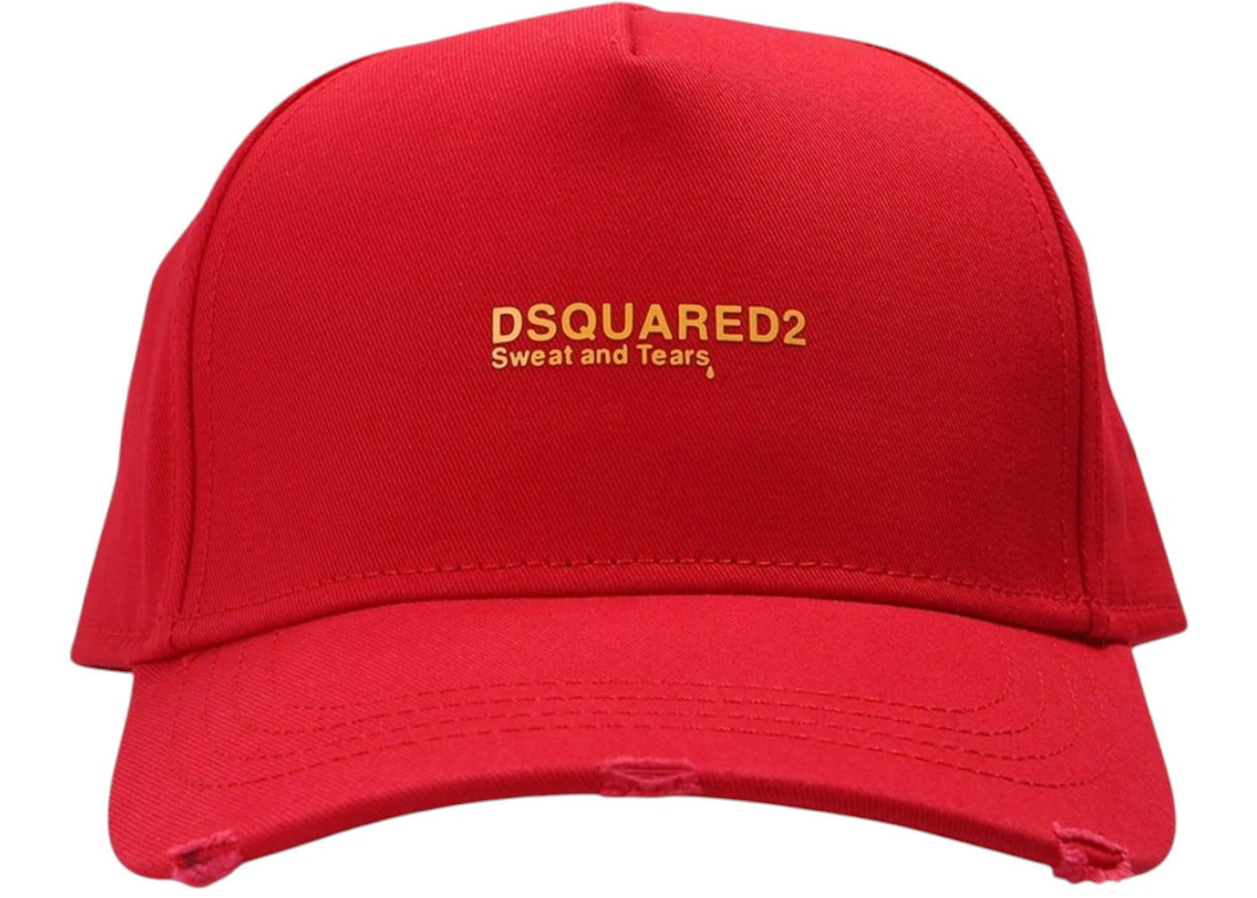 Dsquared2 Sweat And Tears Logo Red Cap Red