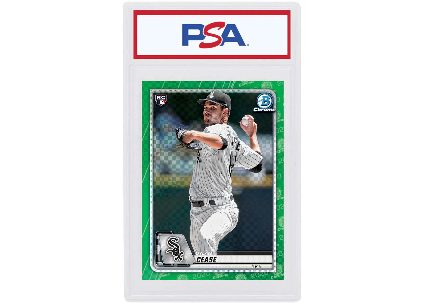 Dylan Cease 2020 Bowman Chrome X Rookie Green X-Fractor /31 #72 (PSA or BGS Graded)