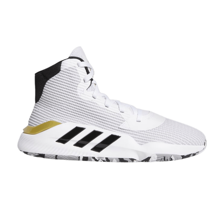 adidas Pro Bounce 2019 White Gold Metallic