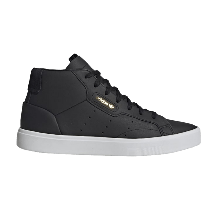 adidas Sleek Mid Core Black Crystal White (Women's)