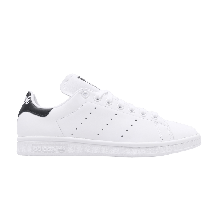 adidas Stan Smith White Black Cursive Heel