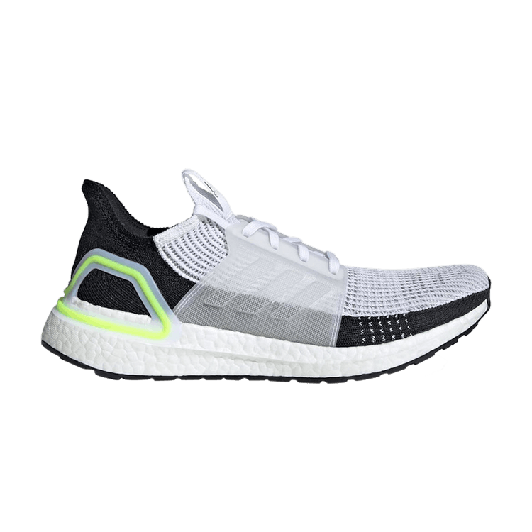 adidas Ultra Boost 19 White Black Volt