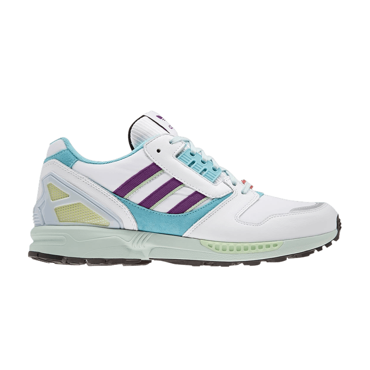 adidas ZX 8000 White Purple Aqua