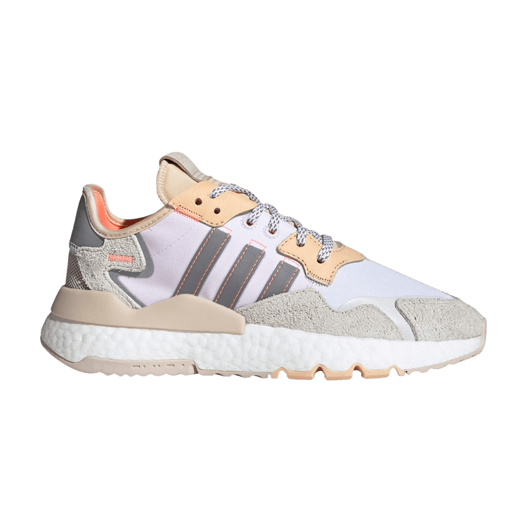 adidas Nite Jogger White Glow Orange (Women's)