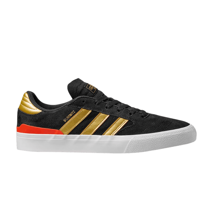 adidas Busenitz Vulc II Core Black Gold Metallic