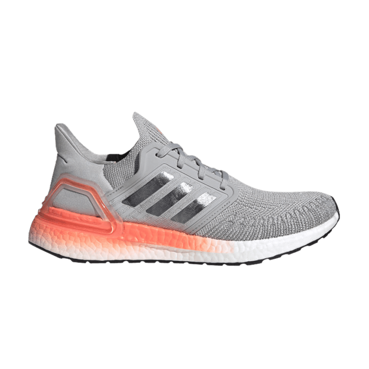 adidas Ultra Boost 20 Grey Two Signal Coral (Women's)