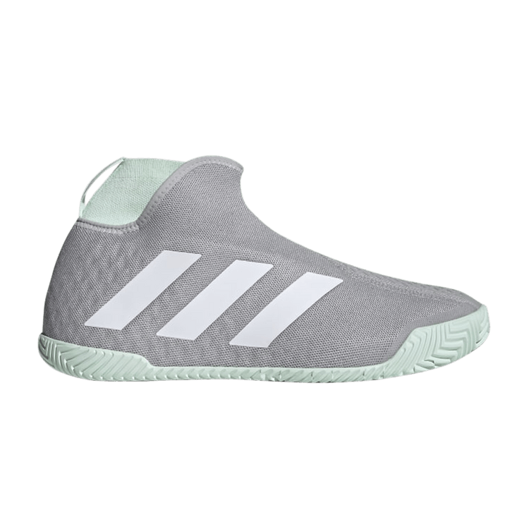 adidas Stycon Laceless Hard Court Grey Two Dash Green