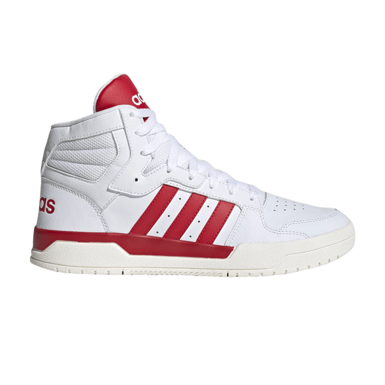 adidas Entrap Mid Cloud White, Scarlet