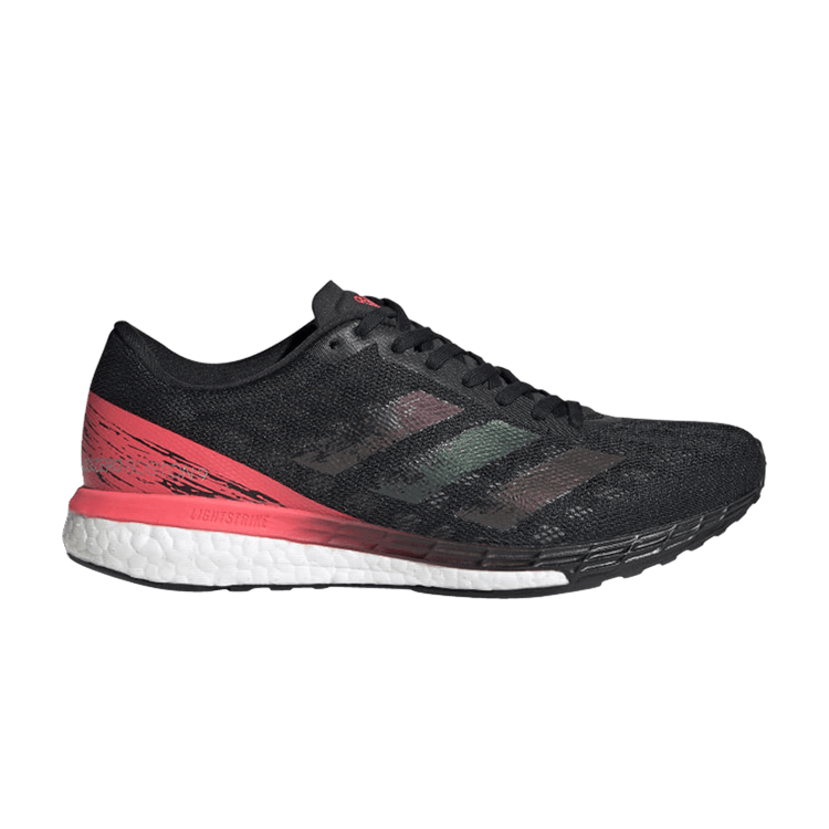 adidas Adizero Boston 9 Black Signal Pink (Women's)