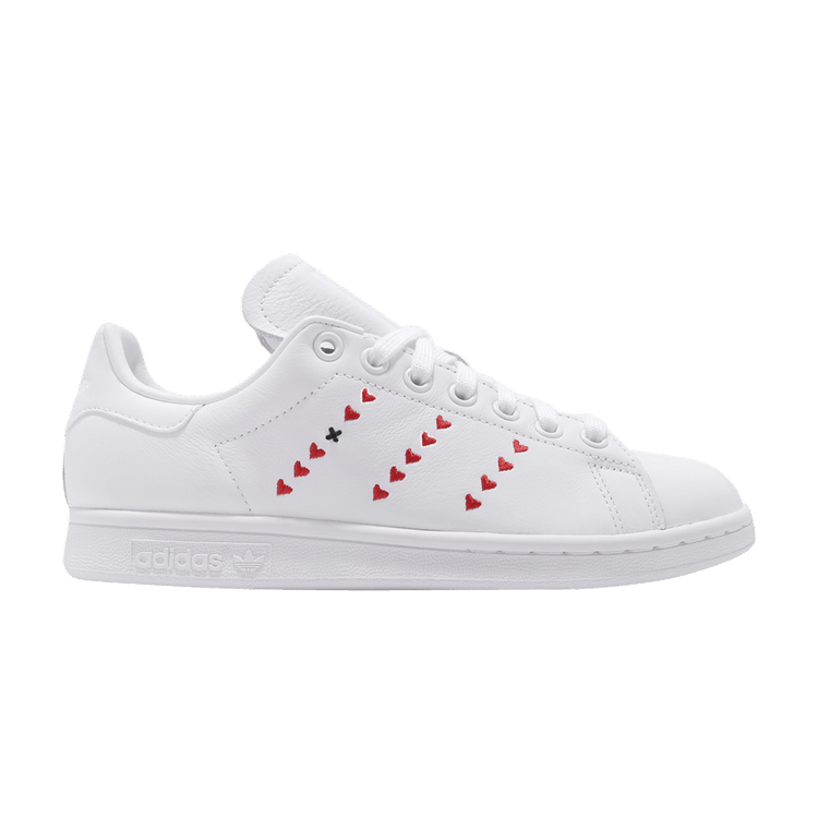 adidas Stan Smith Heart Stripe Red