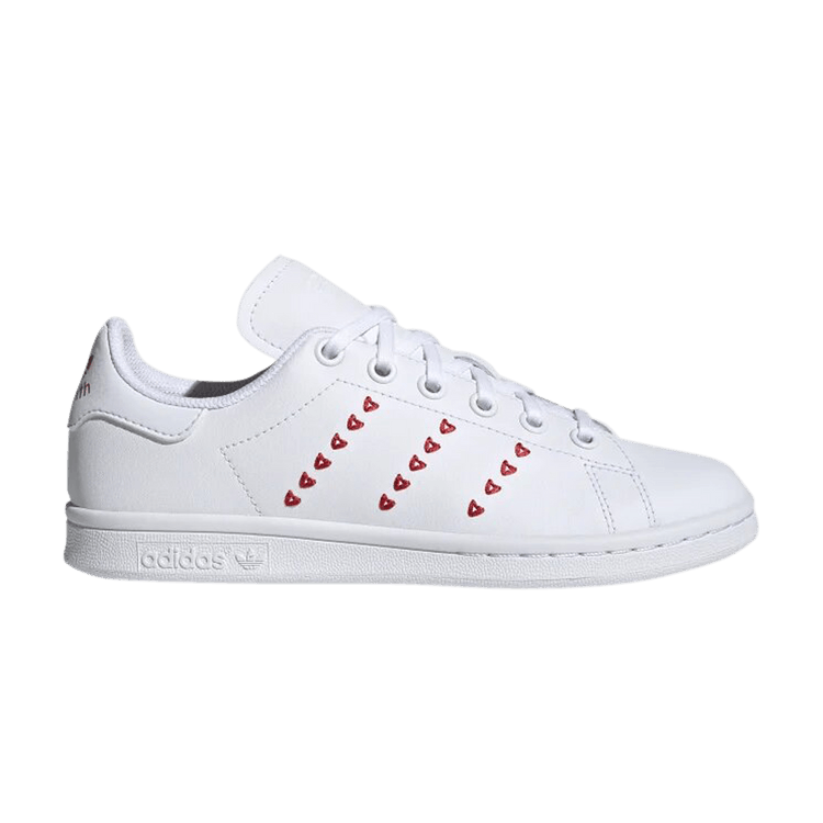 adidas Stan Smith Cloud White Lush Red (GS)