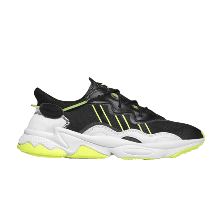 adidas Ozweego Black White Solar Yellow