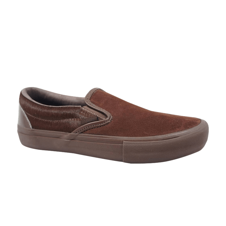 Vans Slip-On Engineered Garments Mismatched Cow Hair Brown