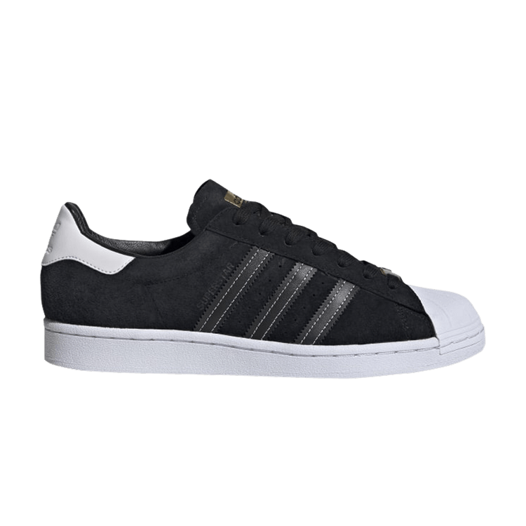 adidas Superstar Black Suede White