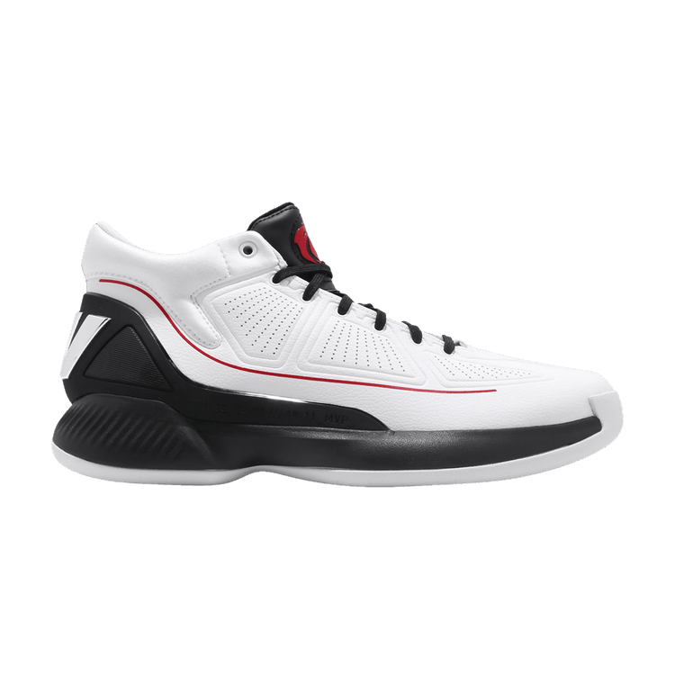 adidas D Rose 10 White Black Red
