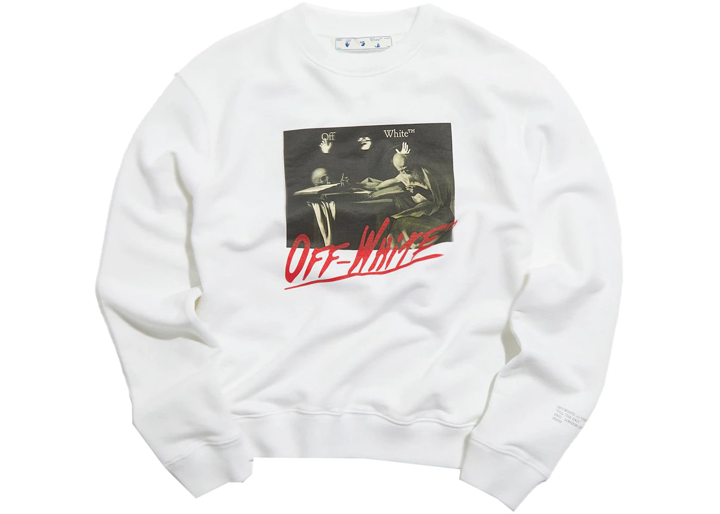 END. x Off-White San Girolamo Crew Sweat White/Black/Red