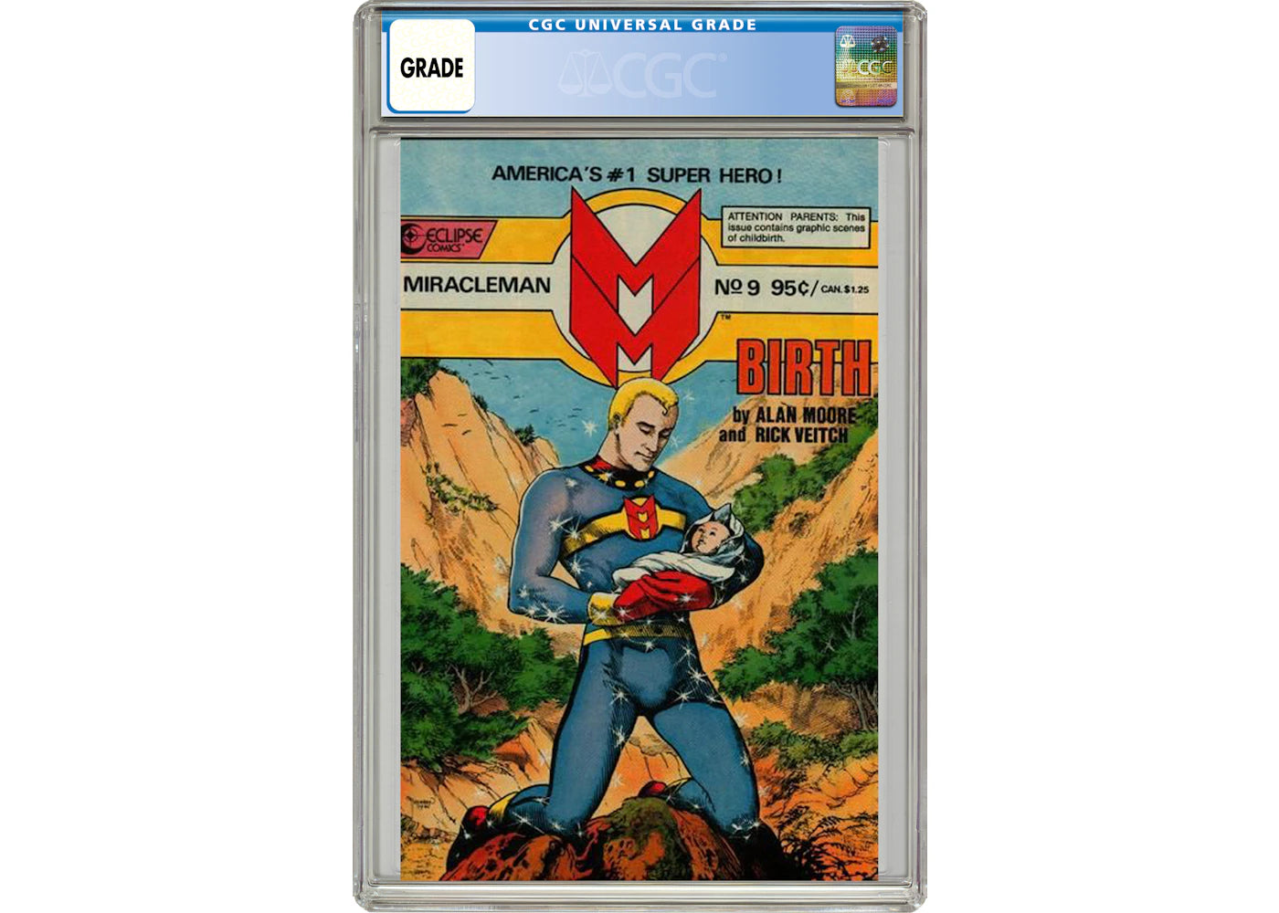 Eclipse Miracleman (1985) #9 Comic Book CGC Graded