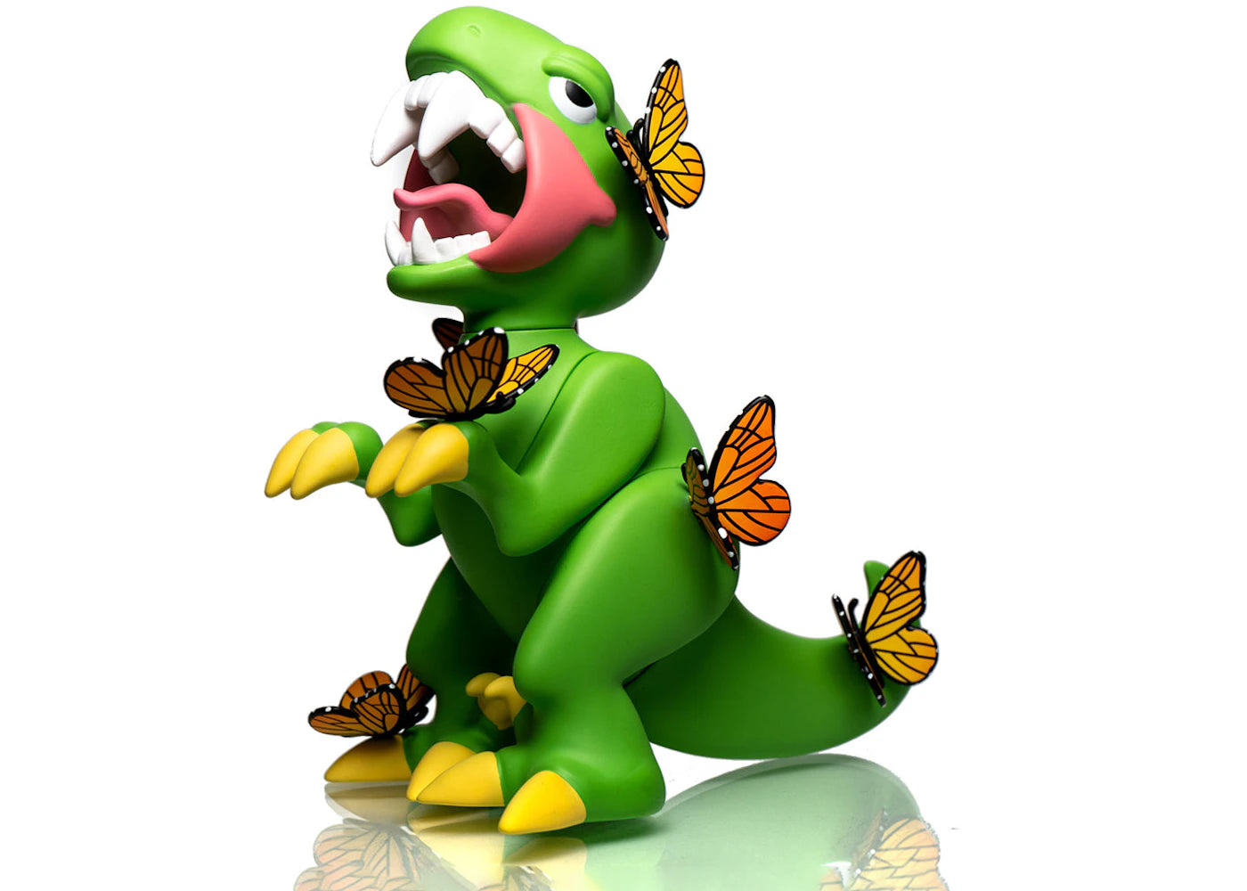 Elbo x Felt Raptor Vinal Toy Green