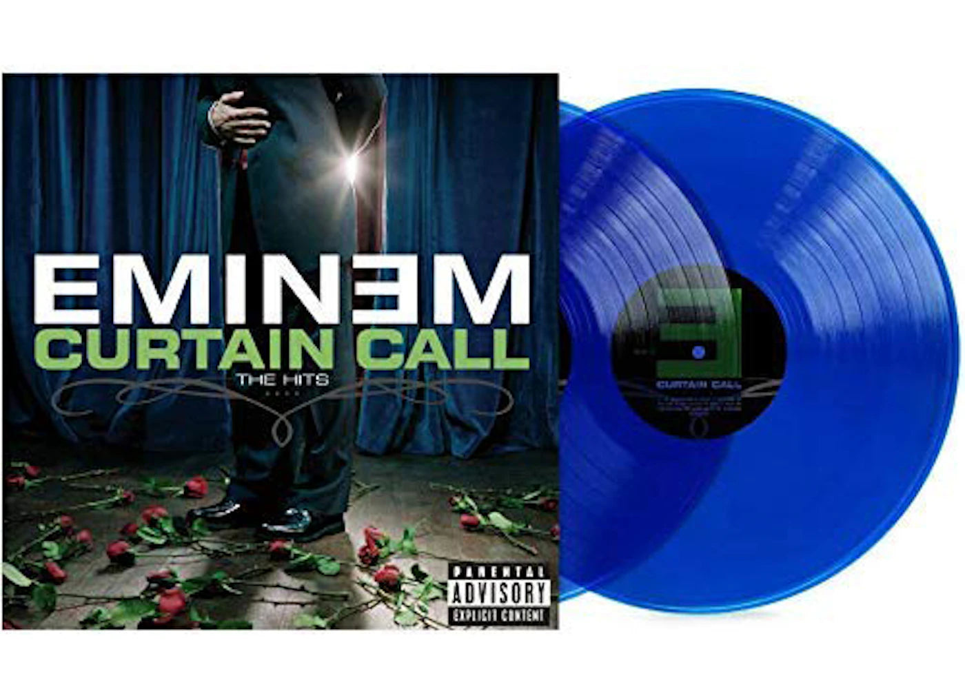 Eminem Curtain Call Limited Edition 2XLP Vinyl Translucent Blue