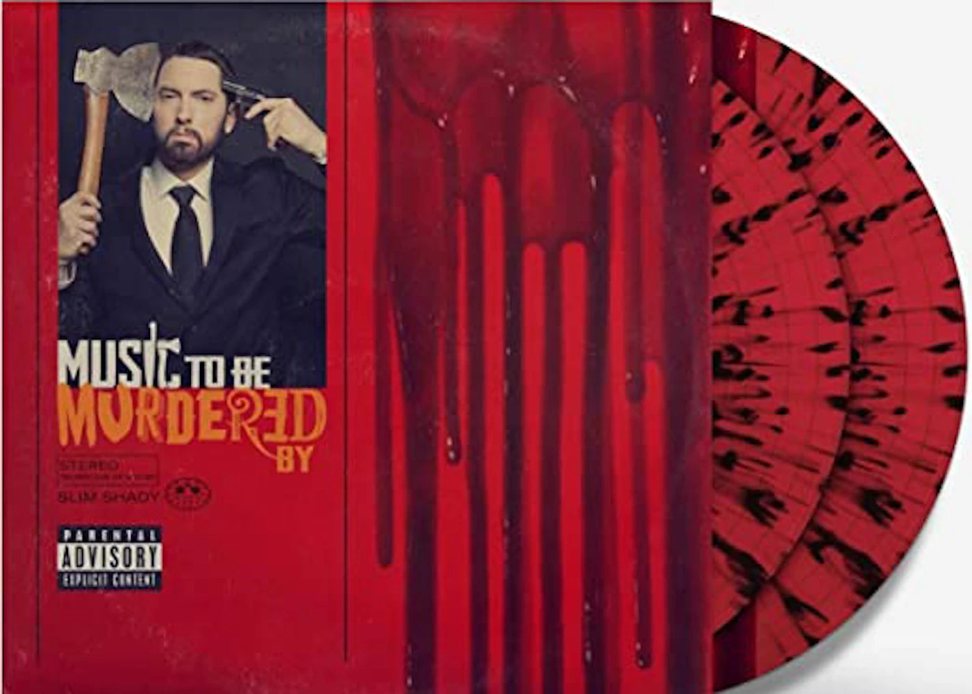 Eminem Music To Be Murdered By Limited Edition 2XLP Vinyl Red & Black Splatter
