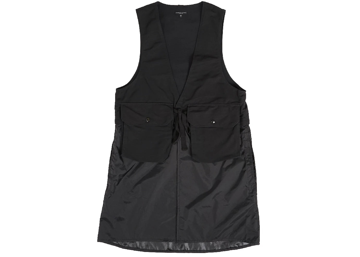 Engineered Garments Double Cloth Long Fowl Vest Black