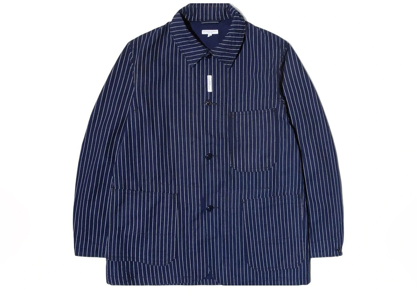 Engineered Garments Wabash Stripe Denim Work Jacket Indigo