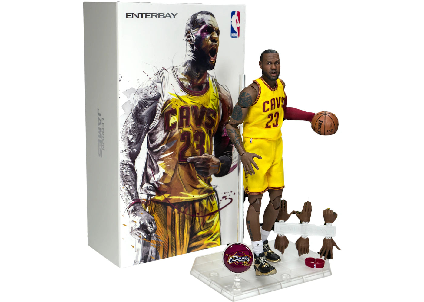 Enterbay Motion Masterpiece NBA Collection LeBron James 1/9 Scale Action Figure