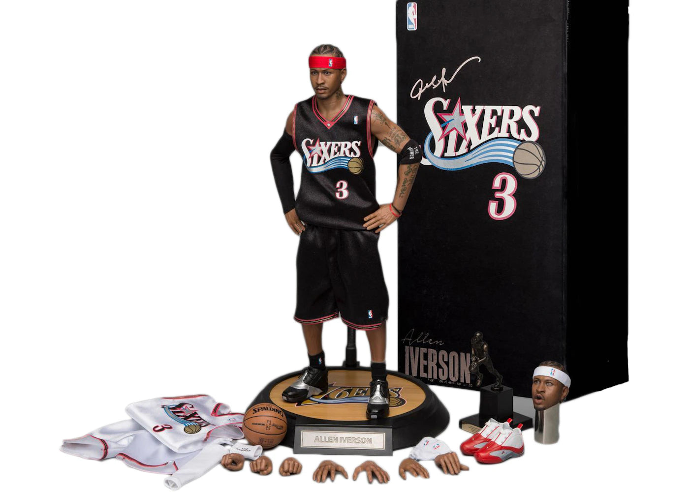 Enterbay NBA Basketball Allen Iverson RM-1060 1/6 Upgrade Edition Scale Action Figure