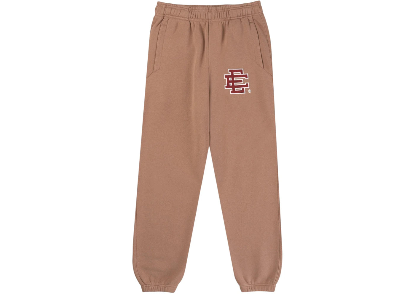 Eric Emanuel EE Basic Cuff Sweatpant Light Brown/Brick Red