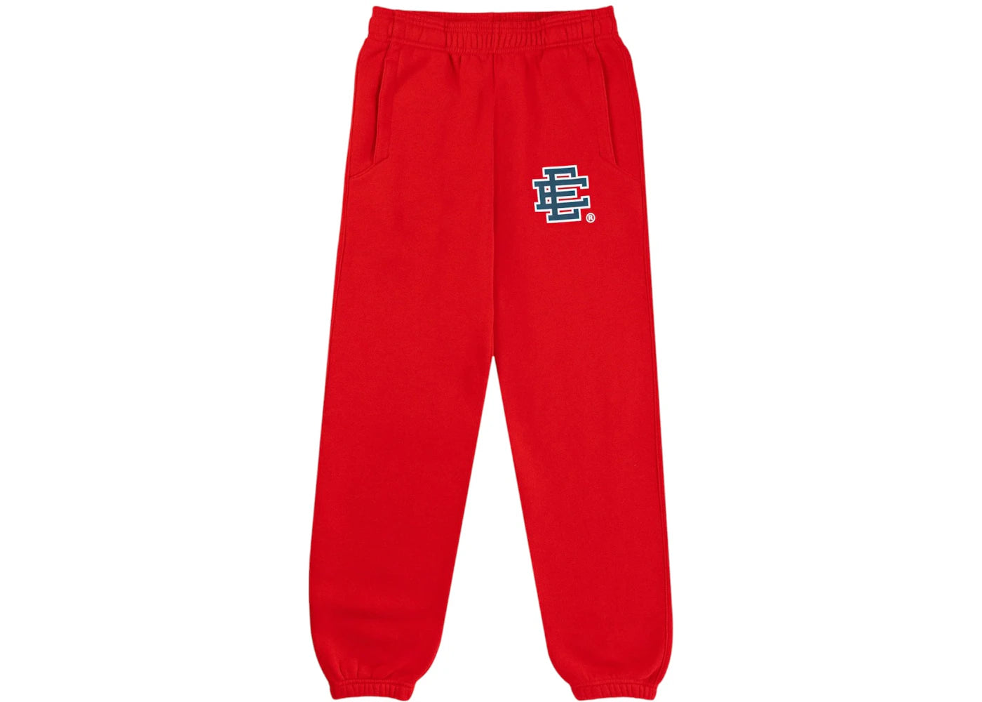 Eric Emanuel EE Basic Cuffed Sweatpant Red/Navy