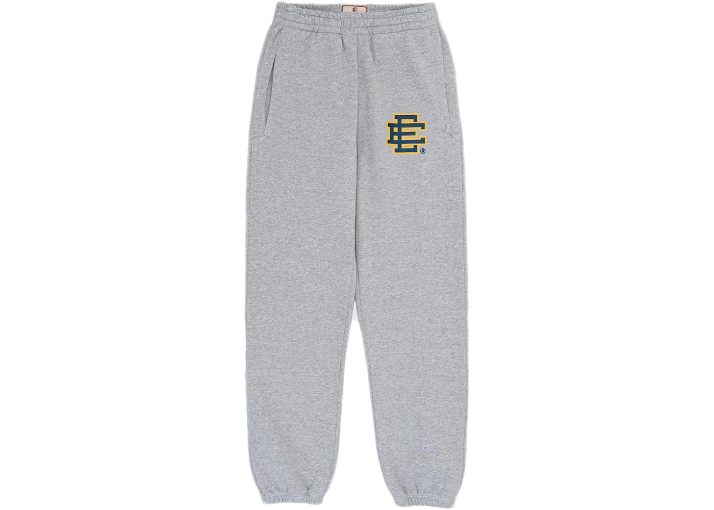 Eric Emanuel EE Basic Sweat Heather Grey/Yellow/Navy