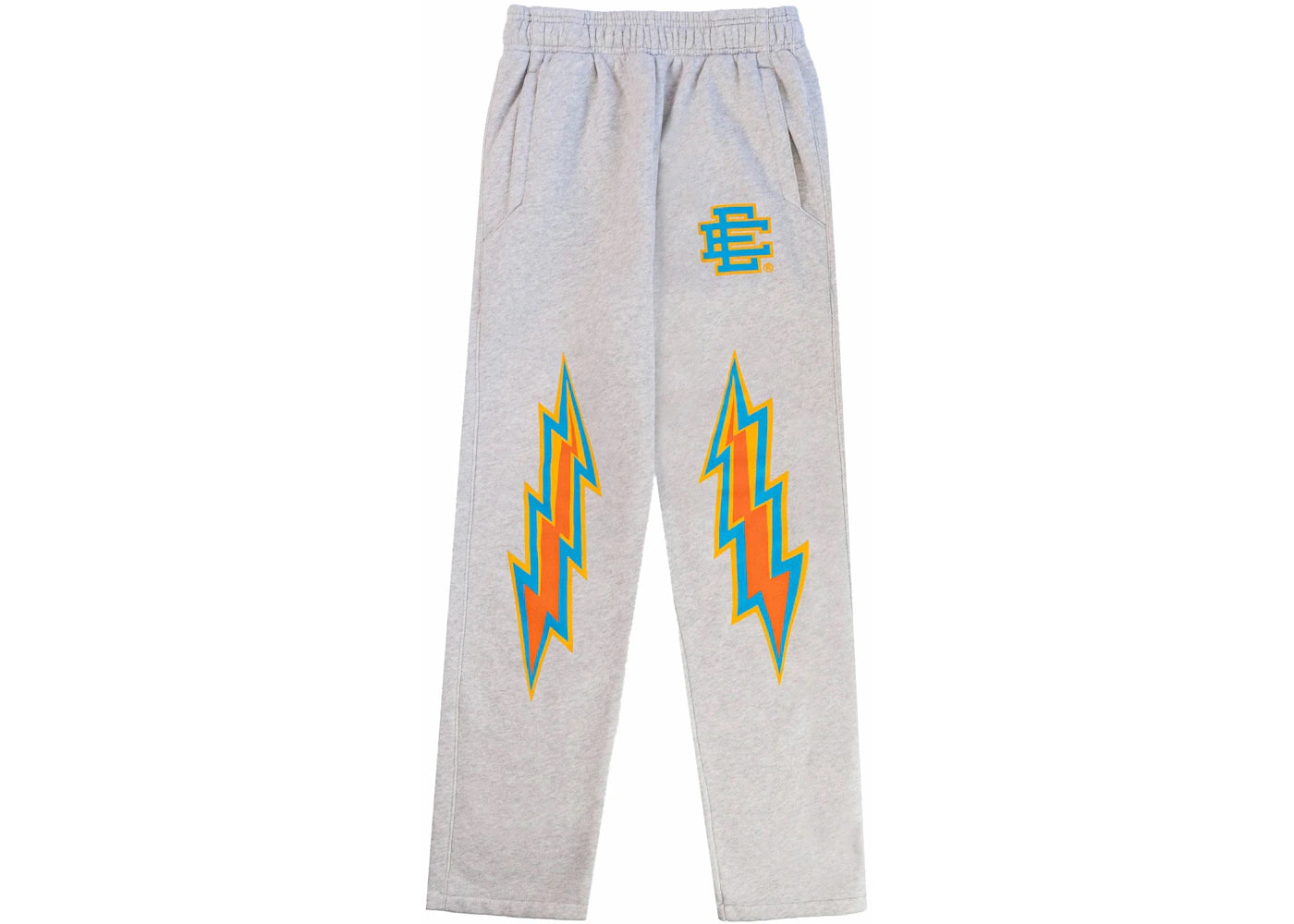 Eric Emanuel EE Basic Sweatpant Gray/Aqua Bolt