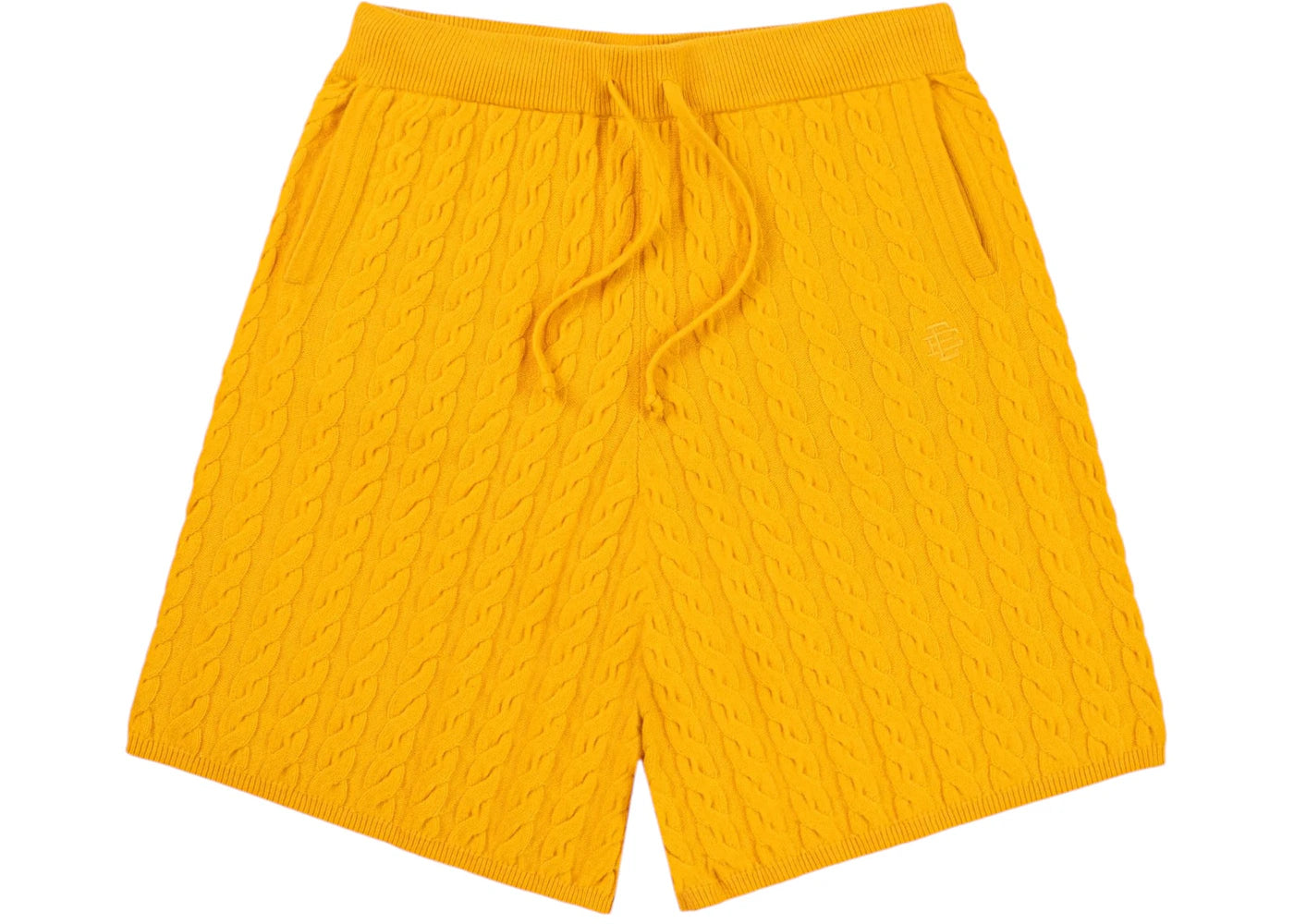 Eric Emanuel EE Cable Knit Short Yellow/Yellow