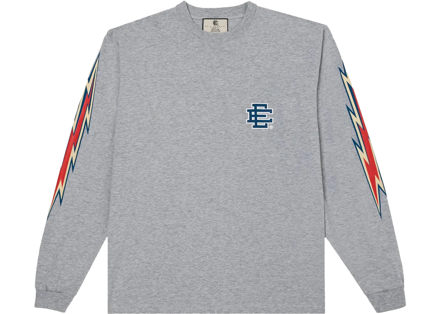 Eric Emanuel EE Long Sleeve T-Shirt Red/Navy