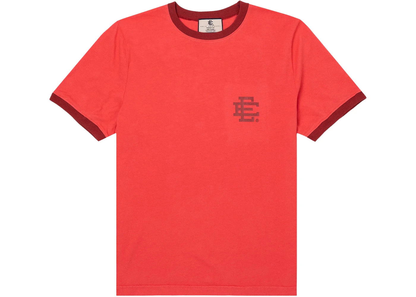 Eric Emanuel EE Ringer T-shirt Magenta/Brick