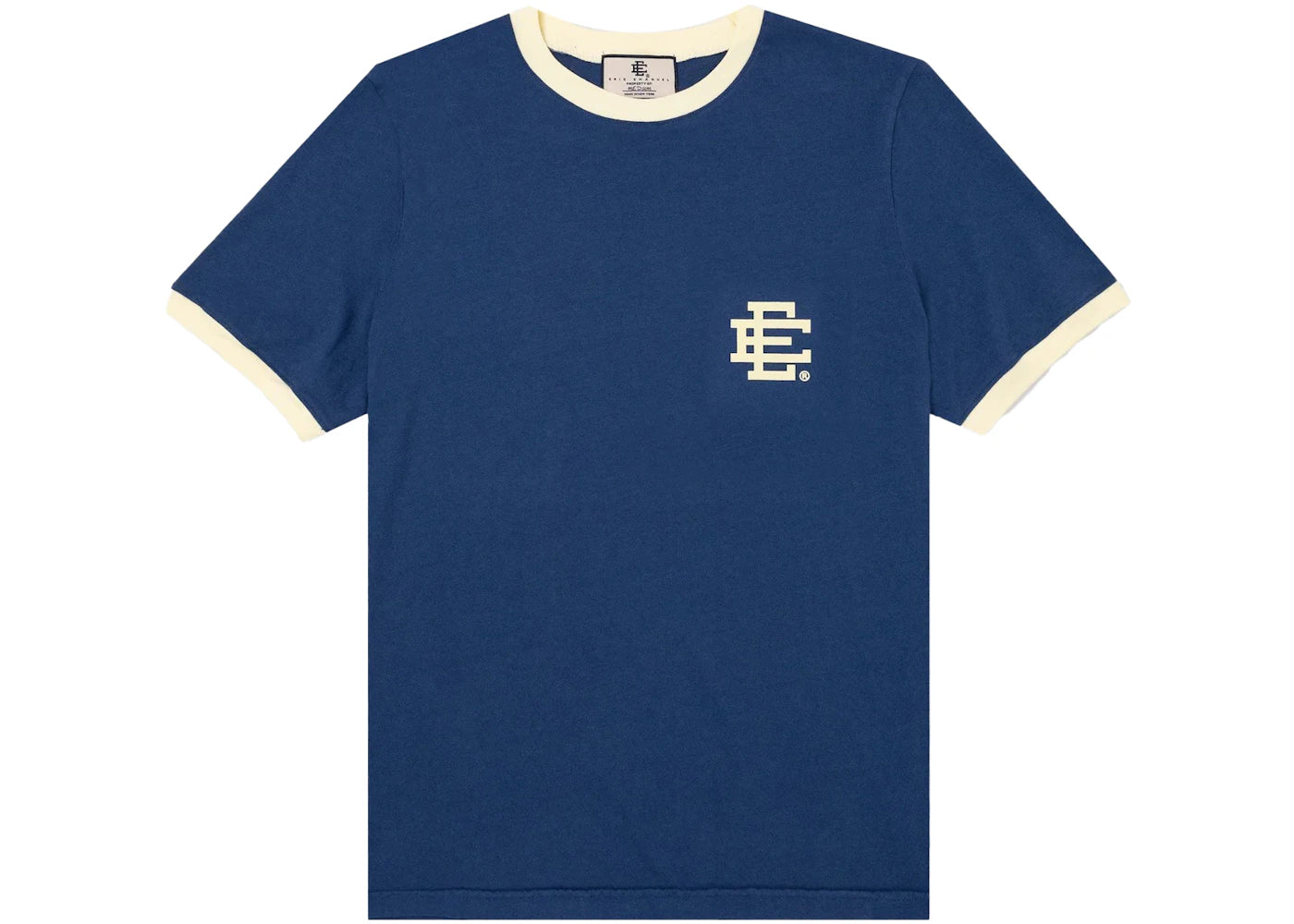 Eric Emanuel EE Ringer T-shirt Navy/Sorbet