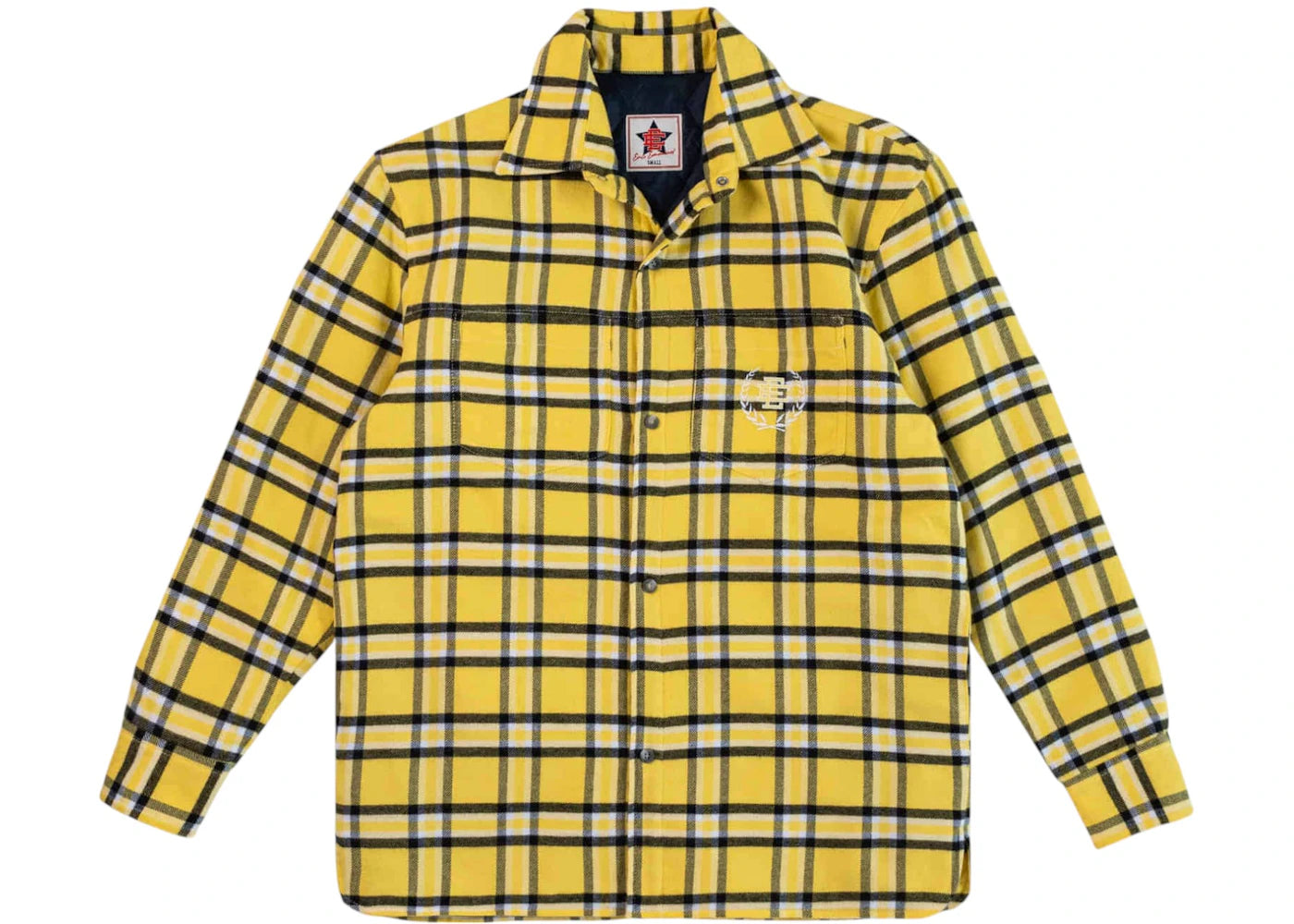 Eric Emanuel EE Shirt Jacket Yellow Plaid