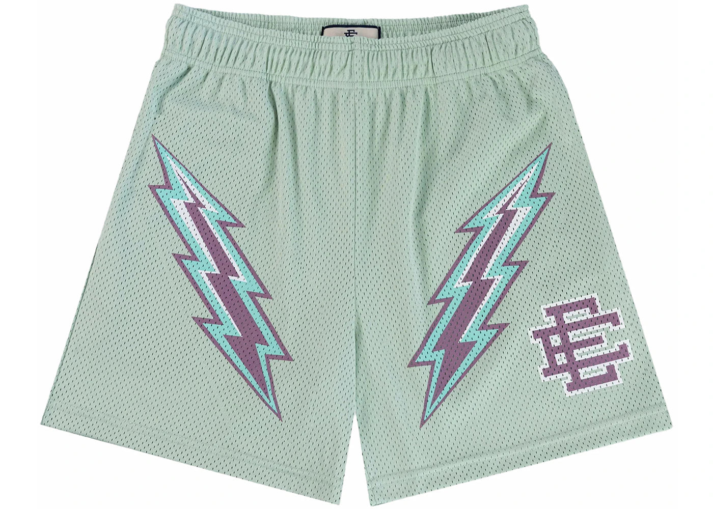 Eric Emanuel EE Short Silt Green/Purple Bolt