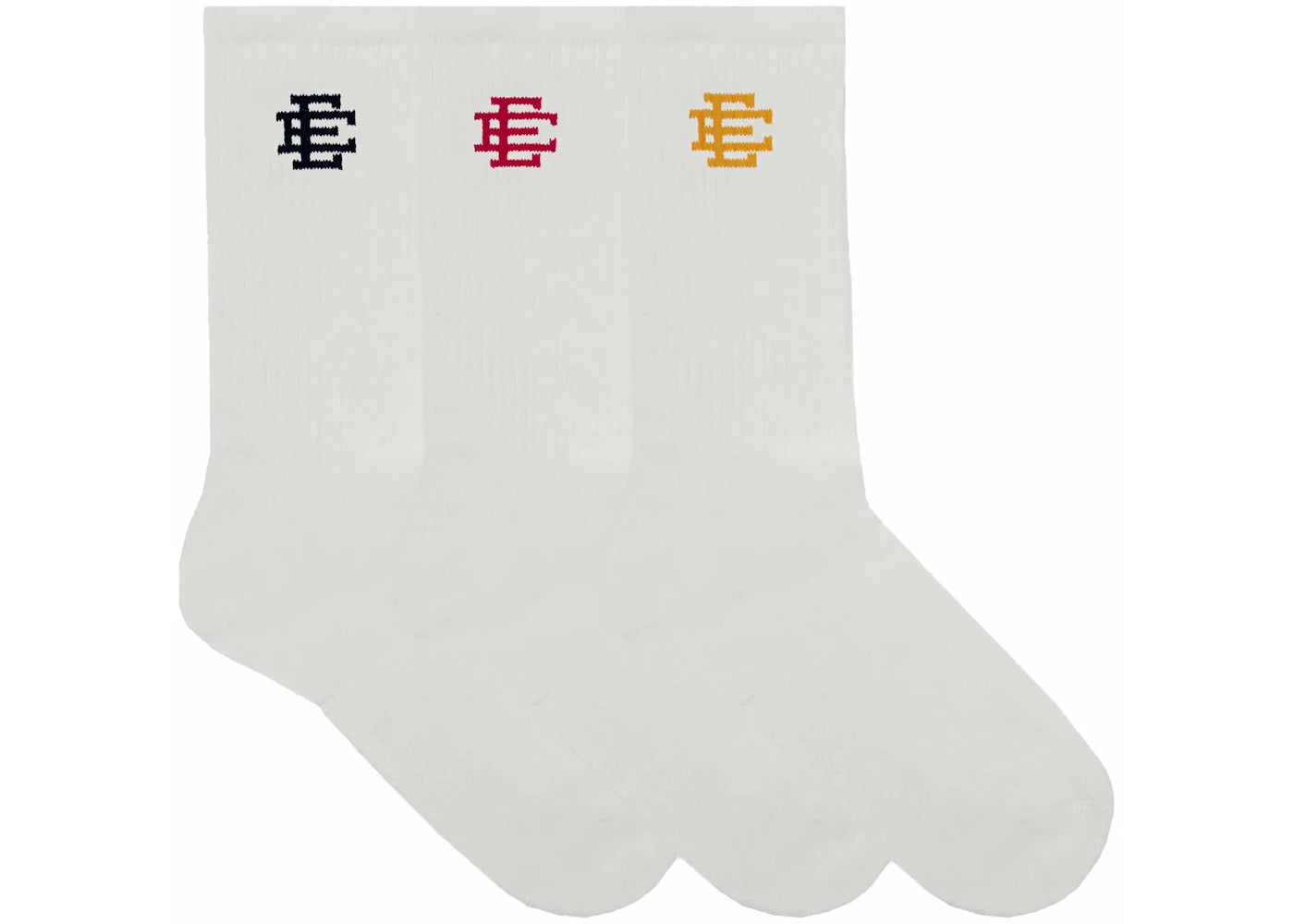 Eric Emanuel EE Socks Yellow/Pink/Navy