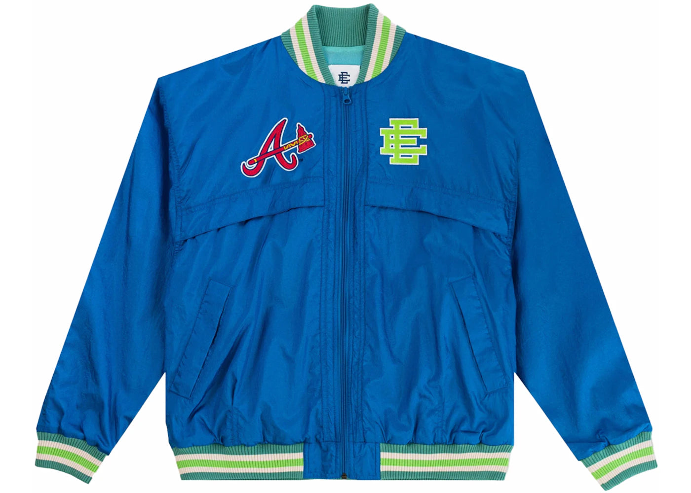 Eric Emanuel EE Windbreaker Atlanta Braves