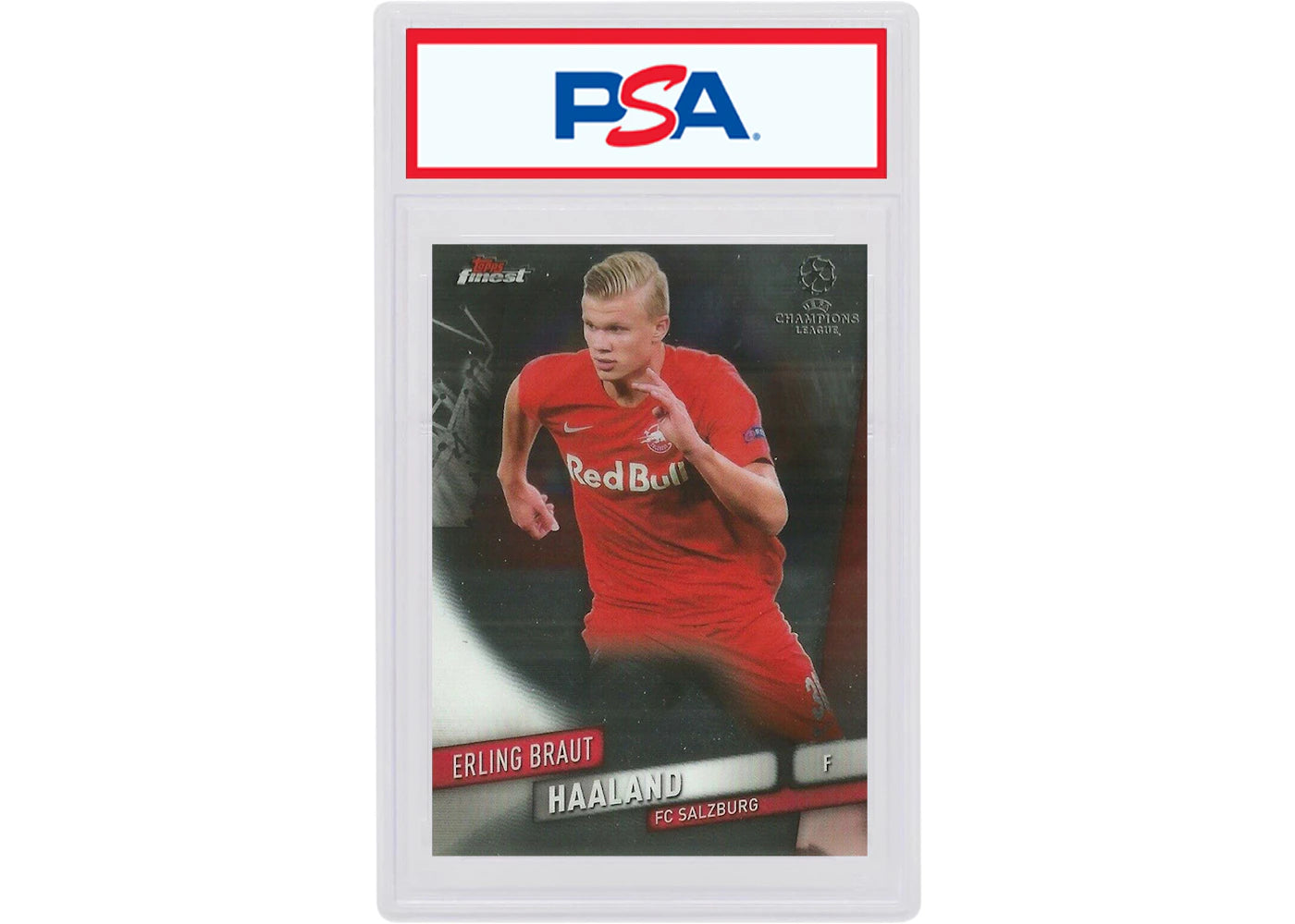 Erling Braut Haaland 2019 Topps Finest UEFA Champions League #91 (PSA or BGS Graded)