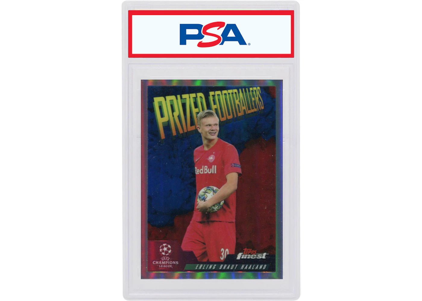 Erling Braut Haaland 2019 Topps Finest UEFA Champions League Prized Footballers Fusion PFF-EHA (PSA or BGS Graded)