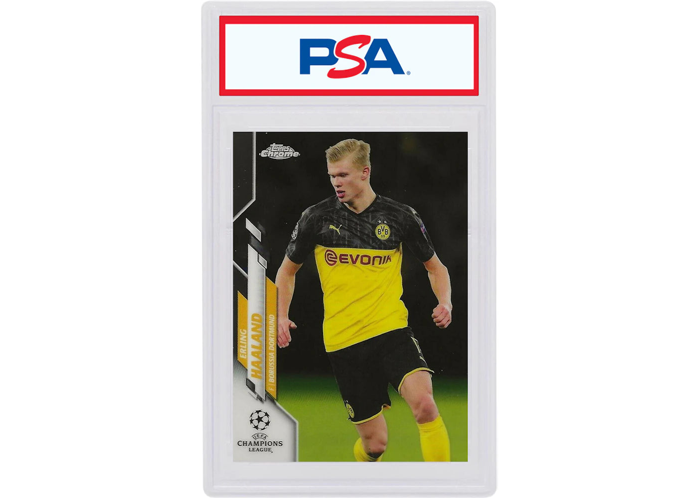 Erling Haaland 2019 Topps Chrome UEFA Champions League #74 (PSA or BGS Graded)